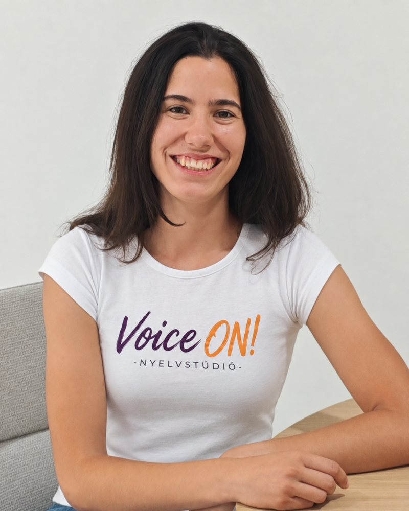 Hazai Kinga, a Voice ON! Nyelvstúdió angoltanára